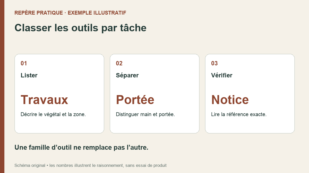 Outils télescopiques ou sécateur à main : classer les travaux avant achat